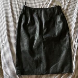 Tannery West Leather Skirt